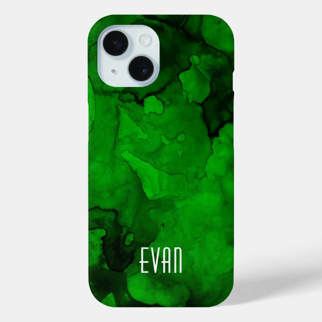 Funda De Case-Mate Para iPhone Agua verde (Reverso )
