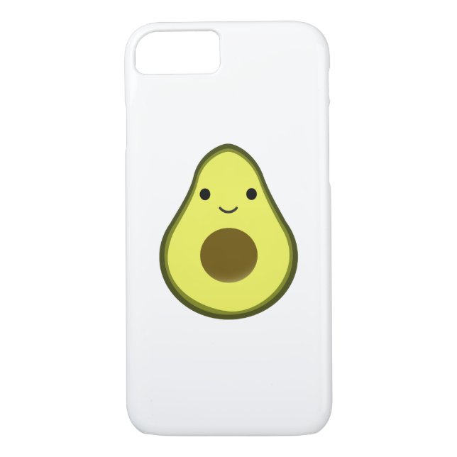 Funda De Case-Mate Para iPhone Aguacate lindo de Kawaii (Reverso)