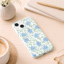 Funda Para iPhone 14 De Case-Mate Aguamarina Flor Silvestre Acuarela