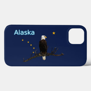 Funda Para iPhone 13 Águila Alaska Y Bandera