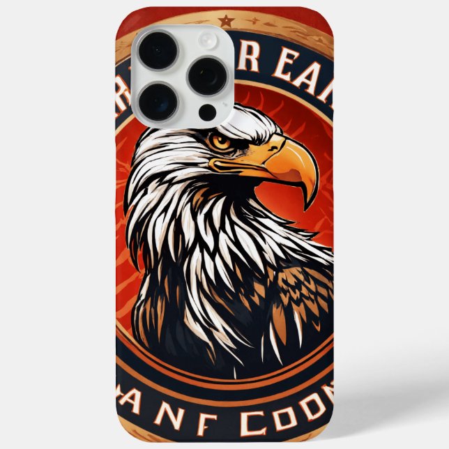 Funda De Case-Mate Para iPhone Aguila Americana (Reverso )
