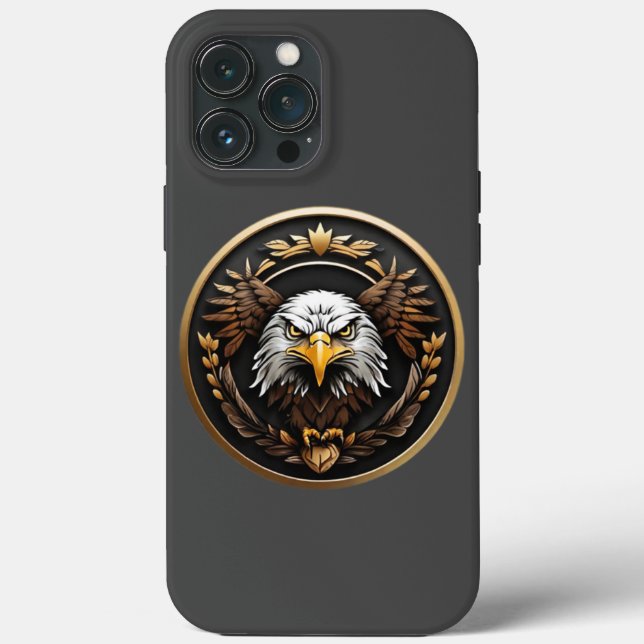 Funda De Case-Mate Para iPhone Águila americana (Reverso )