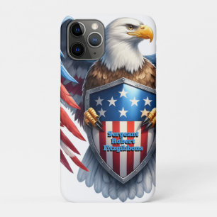 Funda Para iPhone 11 Pro Águila Americana Patriótica