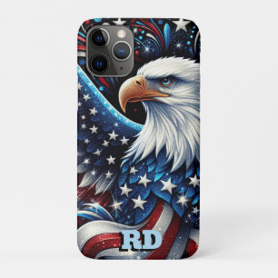 Funda Para iPhone 11 Pro Águila Americana Patriótica