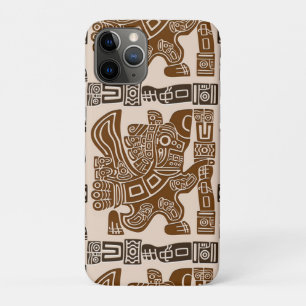 Funda Para iPhone 11 Pro Águila azteca guerrera arte tribal antiguo