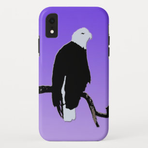 Funda Para iPhone XR Águila calva al atardecer - Original Arte de Vida 