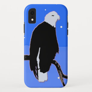 Funda Para iPhone XR Águila calva en invierno - Arte de vida salvaje or
