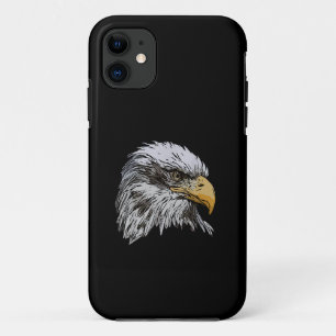 Funda Para iPhone 11 Águila Calva Gráfica Animal Símbolo Nacional Ameri
