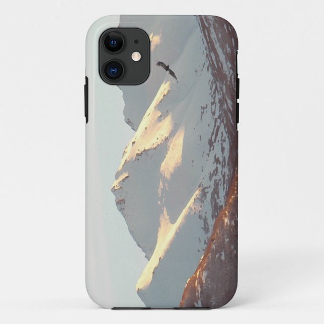 Funda De Case-Mate Para iPhone Águila de invierno (Reverso)