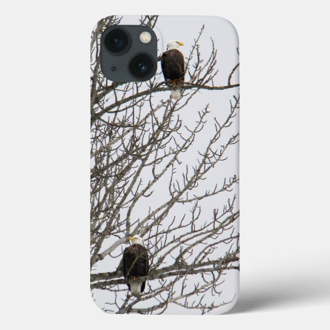 Funda De Case-Mate Para iPhone Águila doble (Reverso)