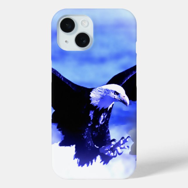 Funda De Case-Mate Para iPhone Águila en vuelo (Reverso )