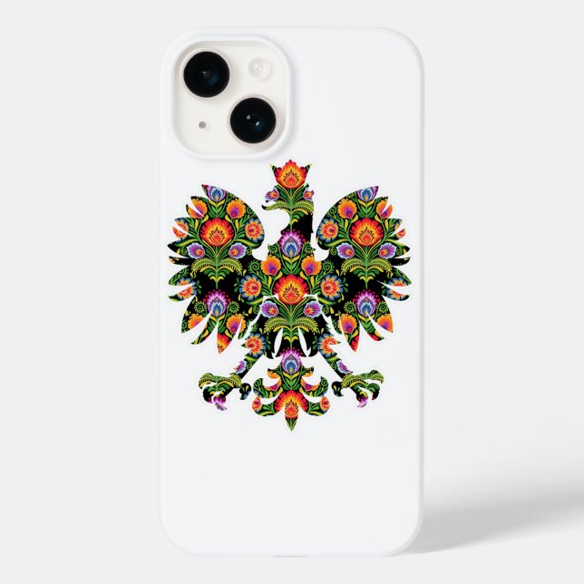 Funda De Case-Mate Para iPhone Águila polaca Polonia Wycinanki Emblem, folklore p (Reverso )