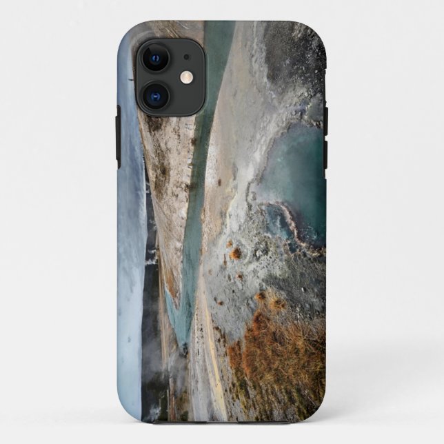 Funda De Case-Mate Para iPhone Agujero azul (Reverso)