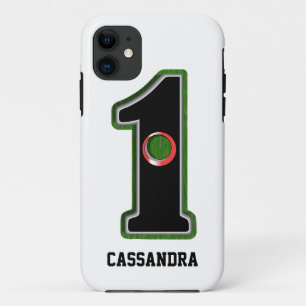 Funda Para iPhone 11 Agujero en un afortunado golfer personalizado