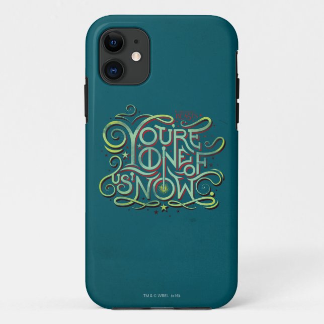 Funda De Case-Mate Para iPhone Ahora eres uno de nosotros, Green Graphic (Reverso)