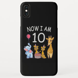 Funda Para iPhone XS Max Ahora tengo 10 años y 10 años en el zoológico