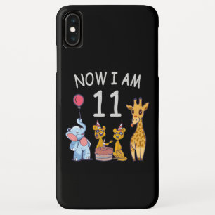 Funda Para iPhone XS Max Ahora tengo 11 años y 11 años en el zoológico