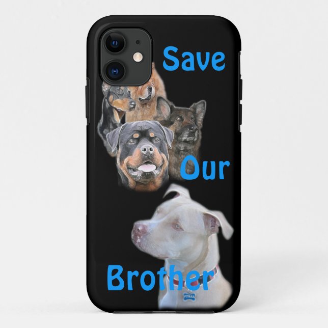 Funda De Case-Mate Para iPhone Ahorre el Pitbull (Reverso)