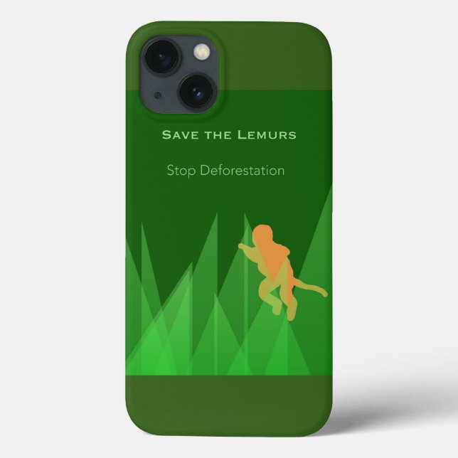 Funda De Case-Mate Para iPhone Ahorre los Lemurs (Reverso)