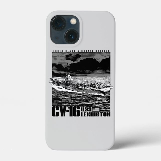 Funda De Case-Mate Para iPhone Aircraft carrier CV-16 (Reverso )