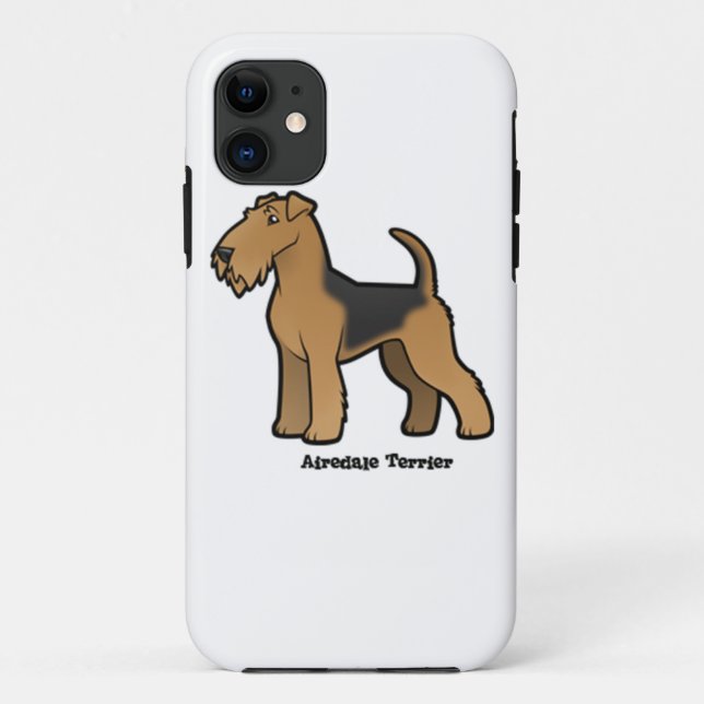 Funda De Case-Mate Para iPhone airedale terrier (Reverso)