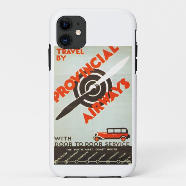Funda De Case-Mate Para iPhone Airways provincial (Reverso)