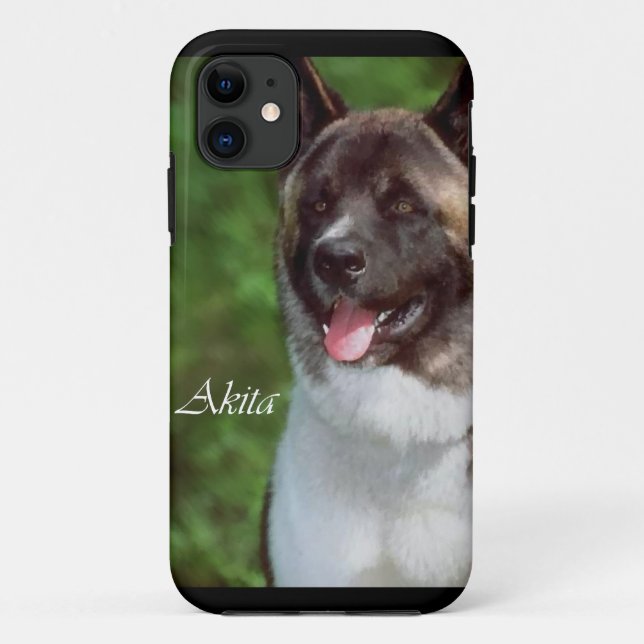 Funda De Case-Mate Para iPhone Akita Art (Reverso)