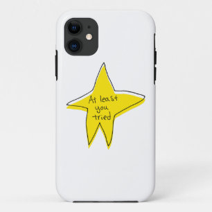 Funda Para iPhone 11 Al Menos Lo Intentaste - Estrella Amarilla