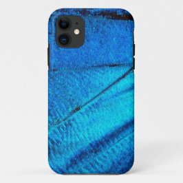 Funda Para iPhone 11 Ala de Mariposa Azul Irisada