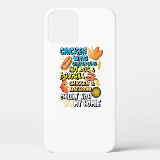 Funda Para iPhone 12 Ala de pollo cocida Ala de pollo Perro caliente Bo