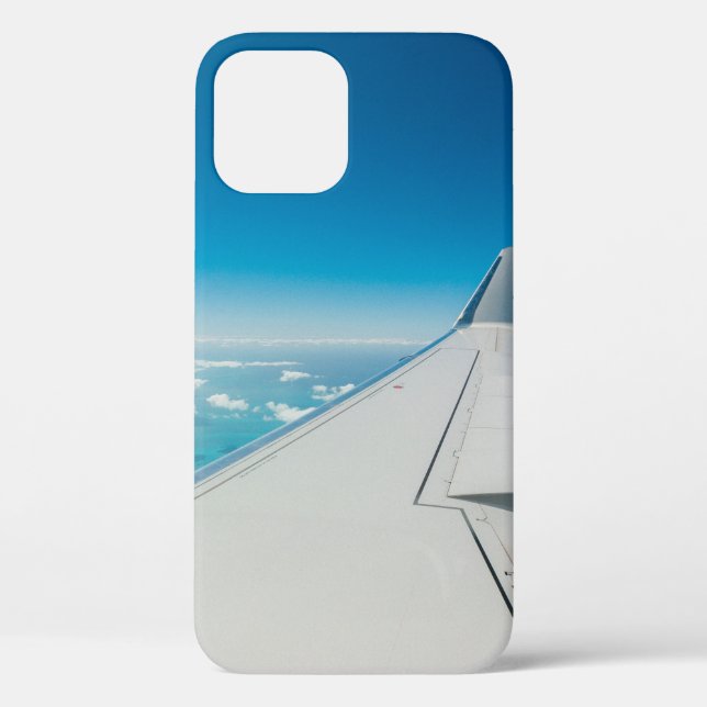 Funda De Case-Mate Para iPhone Ala turbulenta del avión (Reverso )