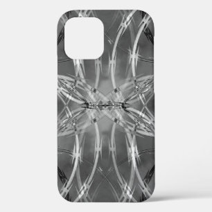 Funda Para iPhone 12 Alambre de color Razor contra nubes oscuras Funda-