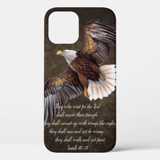 Funda De Case-Mate Para iPhone Alas como águilas (Reverso )