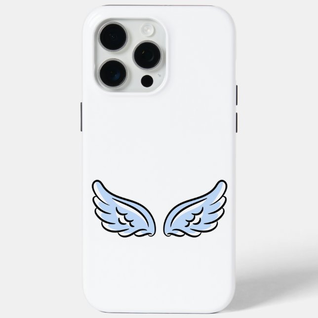 Funda De Case-Mate Para iPhone Alas de Cute Little Angel (Reverso )
