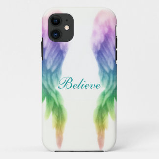 Funda Para iPhone 11 Alas del ángel del arco iris