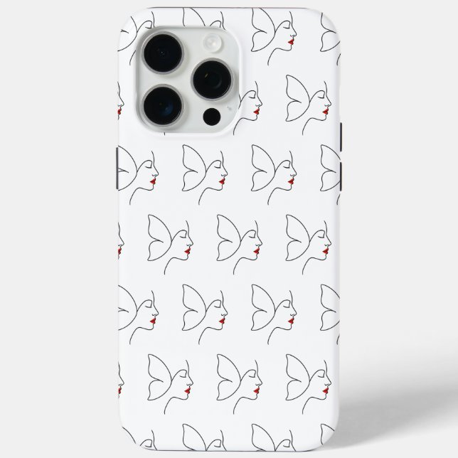 Funda De Case-Mate Para iPhone Alas emergentes - Mariposa oculta (Reverso )