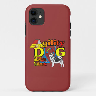Funda Para iPhone 11 Alaskan Malamute Agility