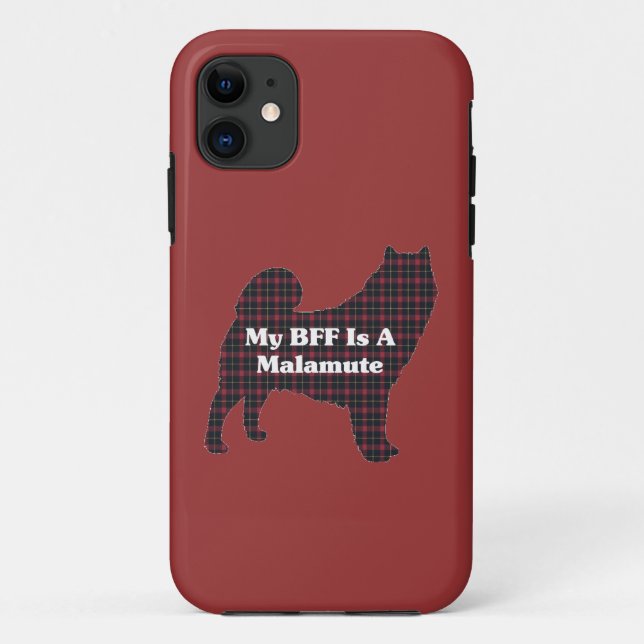 Funda De Case-Mate Para iPhone Alaskan Malamute BFF (Reverso)