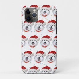 Funda Para iPhone 11 Pro Alaskan Malamute Dog Breed Christmas Stars