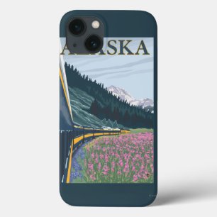 title_seo2 AlaskaRailroad and Fireweed Vintage Travel