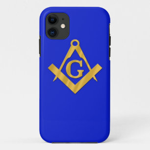 Funda Para iPhone 11 Albañil - azul masónico