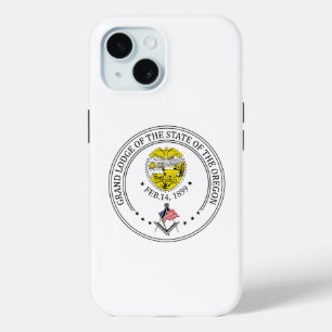 Funda Para iPhone 15 Albergue de masonería del estado de Oregón