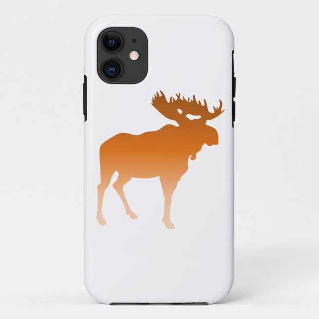 Funda De Case-Mate Para iPhone Alces anaranjados (Reverso)