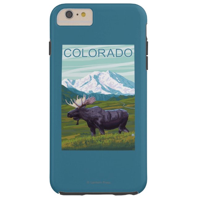 Funda De Case-Mate Para iPhone Alces con MountainColorado (Reverso)