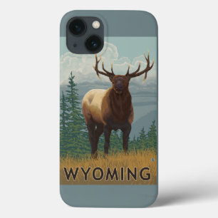 Funda Para iPhone 13 Alces SceneWyoming