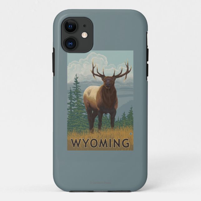 Funda De Case-Mate Para iPhone Alces SceneWyoming (Reverso)