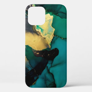 Funda Para iPhone 12 Álco de fondo de pintura de fluidos abstracto de l