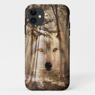 Funda Para iPhone 11 Alcohol de la cara del lobo