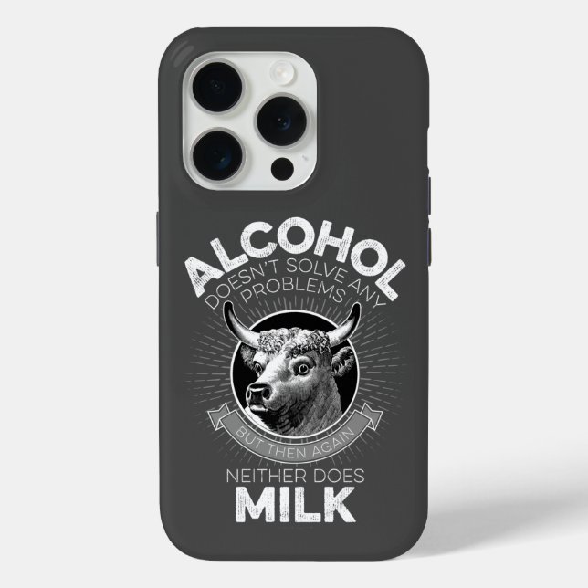 Funda De Case-Mate Para iPhone Alcohol frente a leche (Reverso )