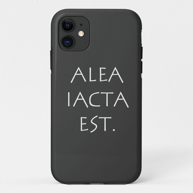 Funda De Case-Mate Para iPhone Alea Iacta Est (Reverso)
